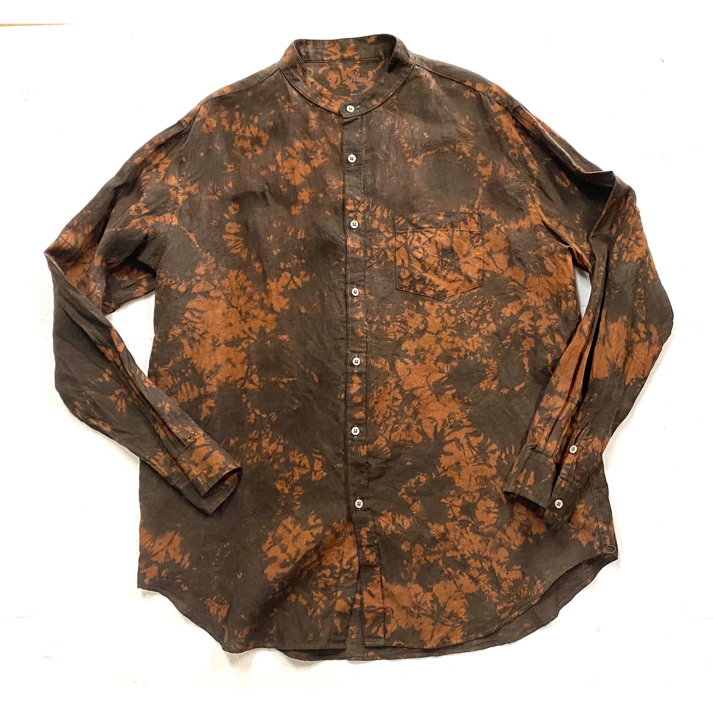 linen shirt Teche wood x mud