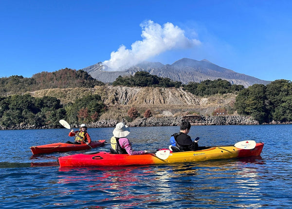 桜島を巡る火山カヤック1日アドベンチャー
