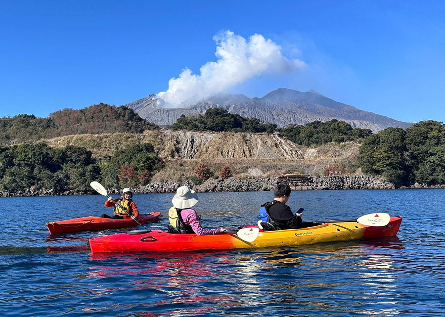 桜島を巡る火山カヤック1日アドベンチャー