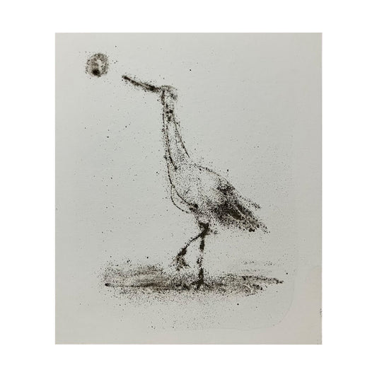 SHIKISHI-ART 鶴(Crane)