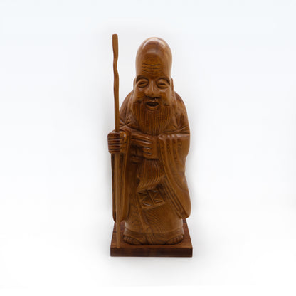 屋久杉 壽老人 七福神 招財擺飾
