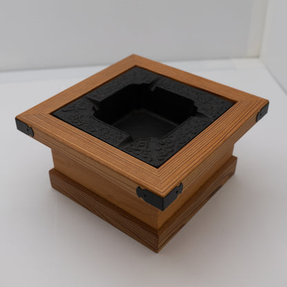 世界名木 菸灰缸 屋久杉 茶具 南部鐵