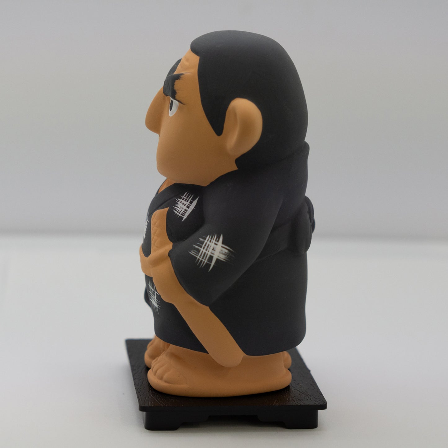 西郷隆盛と愛犬つん 貯金箱 素焼陶製